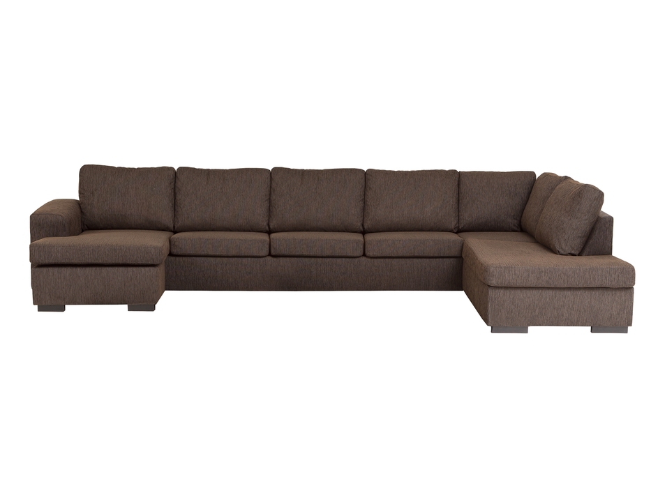 CONNECT XXL U-Sofa Brun i gruppen M�bler / Soffor / H�rnsoffor hos Ask�s Testmilj� 1 (110-28-26598r)