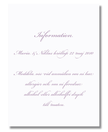 Informasjonskort, enkelt, hvitt 146x109 i gruppen  hos Ask�s Testmilj� 1 (set0402inE)